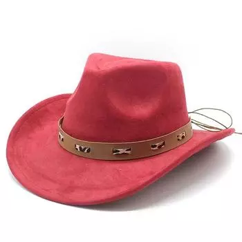 Тибетский цилиндр, западная ковбойская шляпа, шляпа от солнца, мужская и женская замшевая шляпа, рыцарская шляпа, джазовая шляпа M56-59cm