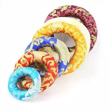 Тибетский коврик для поющих чаш Гималайский молоток Чакра Медитация Религия Вера 10cm