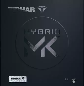 TIBHAR Накладка для настольного тенниса Hybrid MK или (Синий, 2,0 мм МАКС.) (Синий, МАКС.) синий
