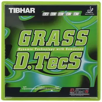 TIBHAR Накладное покрытие для настольного тенниса Glass Detex High Tension Grain Height BT018740 Черный 0,5 чёрный