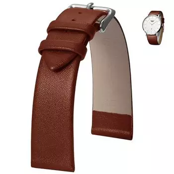 [TICFROG] ремешок для часов из натуральной кожи, ремешок для часов 18 мм, элегантный, супермягкий, сменный ремешок для часов из телячьей кожи 18 мм, для часов и умных часов, быстрая доставка