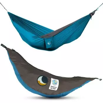 Ticket To The Moon Outdoor Camping Hammock Original Hammock Gray Japanese 41034 Aqua/Dark [Genuine Product]