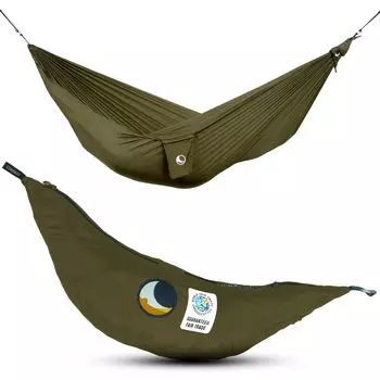Ticket To The Moon Outdoor Camping Hammock Compact Hammock Army Green Japanese 41000 [Genuine Product] армия зеленый