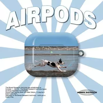 Tide Applicable to Airpods3 Generation Earphone Case Airpodspro Second Generation/Generation Protective Case Glossy Hard Case Airpods4 Generation Apple AirPods 4