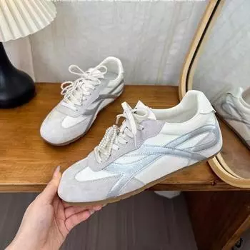 Tide Bunan~ внутренняя высота увеличена на 4 см, ретро-кроссовки Dexun 2025, новые универсальные повседневные спортивные кроссовки для сноубординга, кроссовки Forrest Gump 35 бежевый