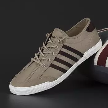 Tide Men S Canvas Shoes Little White Shoes Casual Old Beijing Cloth Shoes Autumn Board Shoes Men S Shoes 38