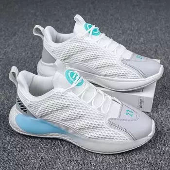 Tide Trend мужские теннисные спортивные кроссовки 4 сезона студенческие школьные прогулочные беговые кроссовки дорожная обувь 38 чёрный