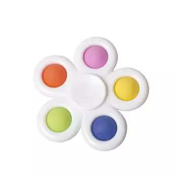 Tie Dye Simple Fidget Spinner Pops Finger Toys Push Bubble Hand Spinner For ADHD Anxiety Stress Relief Sensory Gifs For Kids