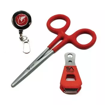 TIEMCO SA Tailout Tool Assortment 140928 красный