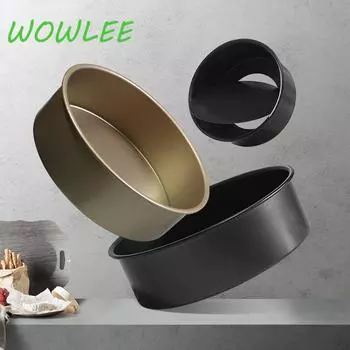 Tiered Round Cake Mold Set Aluminum Alloy Pan Non Stick Baking Pans 6/8 inch s Mould Removable Bottom