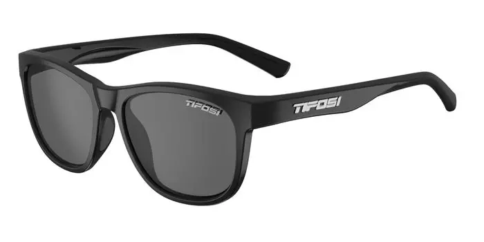 Tifosi Полнокадровые ретро повседневные Swank Satin Black Smoke 1500500151 2-глазные [Swank Polarized]