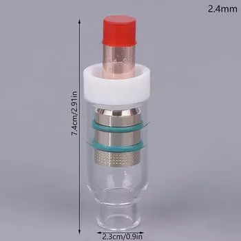 Tig Сварка Tig Газовая Линза Стеклянная Чашка Сопло С Фильтром Направляющая/Направляющая Деталь Стеклянная Крышка С Фильтром Комбинация Для Горелки Wp26 17 18 2.4mm