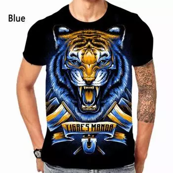 Tiger 3D T-shirt Men s Women s Summer Fashion Casual Short Sleeve Animal Print Shirt Top S
