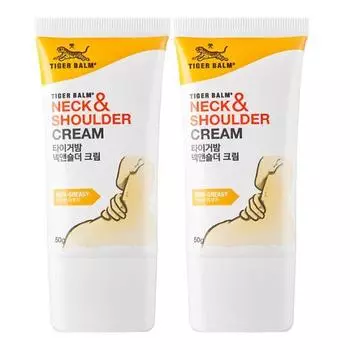 Tiger Balm Крем для шеи и плеч Double Special (50г+50г) Neck & Shoulder Cream 50G + Relief 25G