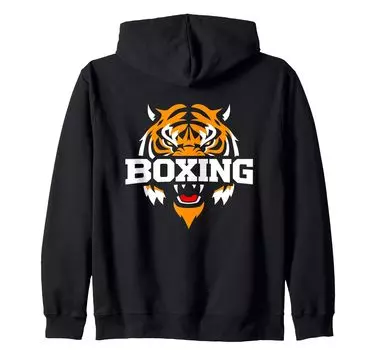 tiger boxing zip hoodie