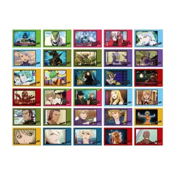 TIGER BUNNY trading scene illustration cards set of 10 in a box & 3,