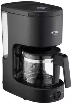 Tiger Coffee Maker 6 Cups Shower Drip Method Black Tiger ACC-A060-K