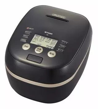 TIGER рисовая глиняная кастрюля высокого давления IH Foam Fire Mainland 3 уровня нагрева Черная плита, тип, плита, кастрюля, выбор, 5,5 чашек, JPH-G100K