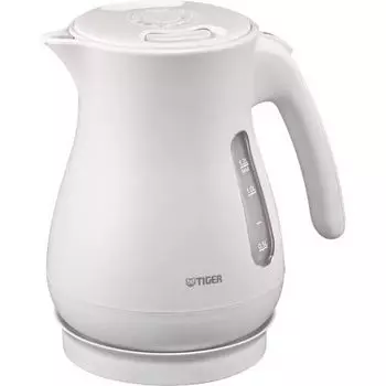 Tiger Thermos Electric Kettle Matte White PCL-A121-WM 5SAFE+ 1.2L