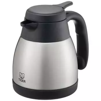 Tiger Thermos Heat/Cold Tabletop Stainless Steel Pot 600ml PWL-B062-XS Tiger Black