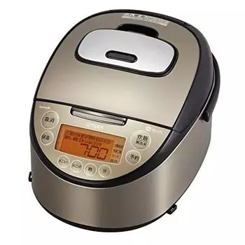 Tiger Thermos Rice Cooker Cups IH Earthen Pot Coating with Simultaneous Cooking Function Freshly Cooked Pearl Brown (TIGER) 5.5 JKT-L100TP