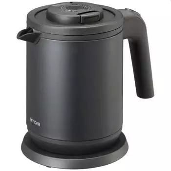 Tiger Thermos Steam-less Electric Kettle Wakuko PCK-A081 Matte Black EKT7801