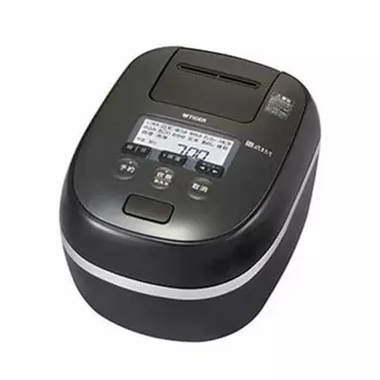 Tiger Thermos (TIGER) Rice Cooker 3.5 Cups Pure Black