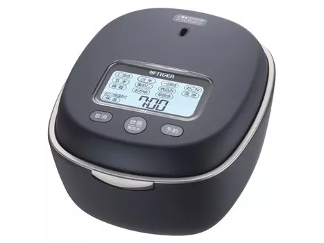 Tiger Thermos TIGER Rice Cooker Pressure IH Pressure Mechanism Cups Made in Japan Straight Black Earthenware Awabi Cooker Multi-Step 5.5 JPL-S100-KT