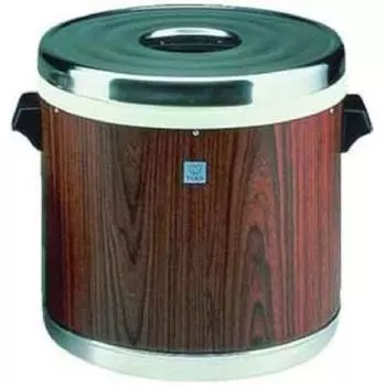 Tiger Thermos Tiger Stainless Steel Heat Retention Commercial 3 Sho 2 Wood Grain (TIGER) Jar, Only, Use, Cups, JFM-5700-MO