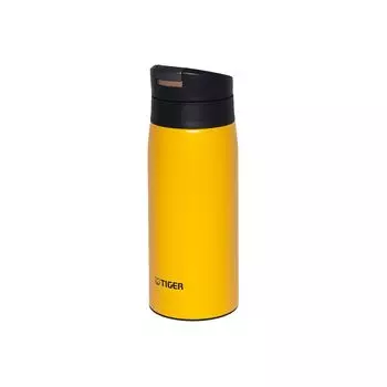 Tiger Thermos Water Bottle 350ml Hot Water OK One Push Stainless Bottle Easy to Use with One Hand Mug Thermal Insulation Yellow [WEB Exclusive]