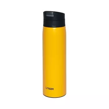 Tiger Thermos Water Bottle 500ml Hot Water OK One Push Stainless Bottle Easy to Use with One Hand Mug Thermal Insulation Yellow [WEB Exclusive]