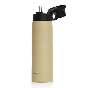 Tiger Thermos Water Bottle 500ml Stainless Steel Straw Mug Bottle Stainless Steel Bottle Vacuum Insulated Bottle Cold Storage Home Use Tumbler Pacific