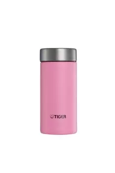 Tiger Thermos Water Hot Water Screw Stainless Compact and Easy to Vacuum Insulated Tumbler Rose Pink [WEB Exclusive] (TIGER) Bottle, 200ml, OK,