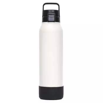 Tiger Thermos Water Vacuum Insulated Stainless Steel Bottle with Easy to Open with One Sports Drinks Large Direct Wide Cold Storage Only White Bottle,