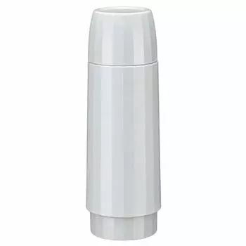 Tiger Water Bottle 300ml with Cup Lightweight Mug Bottle Vacuum Insulated Bottle Grayish White Thermal/Cold MSK-A030WG