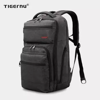 Tigernu бренд 29L противоугонная мужская мода USB зарядное устройство мужской Mochila 15,6-дюймовая сумка для ноутбука рюкзаки дорожная повседневная школьная сумка для мальчика серый