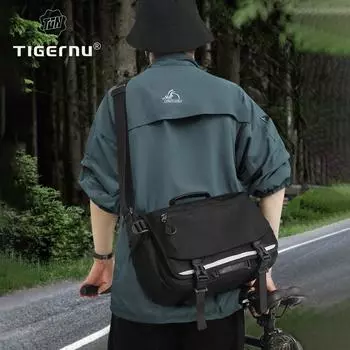 Tigernu мужские сумки через плечо водонепроницаемая сумка для фотокамеры модная сумка-мессенджер для мужчин сумки через плечо сумка для походов сумка для видео чёрный