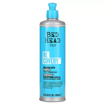 TIGI, Bed Head, Recovery, Moisture Rush Shampoo, для сухих и поврежденных волос, 13,53 жидких унций (400 мл)