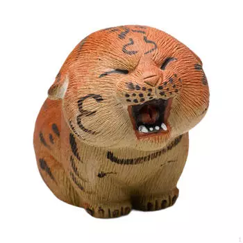 Тигр Чай Домашнее Украшение Ремесла Милый Компактный Китайский Знак Зодиака Домашний Декор Животное Резьба для