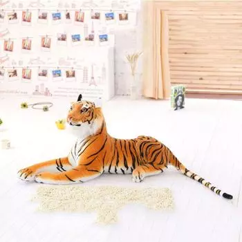 Тигр плюшевые животные реалистичные большой кот оранжевый бенгальский мягкая игрушка подушка игрушки 30cm