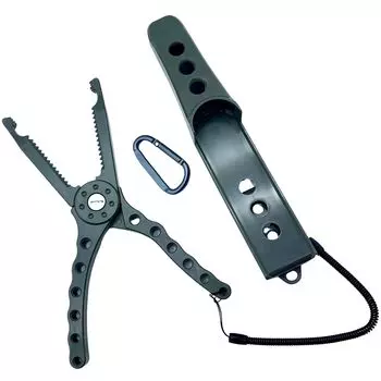 TIGRE BLANC Fish Grip Fishing Fish Grip Универсальный захват для ловли рыбы Плоскогубцы для ловли рыбы Захват для ПК Карабин Кобура в комплекте Зеленый Зеленый [Товар] зелёный