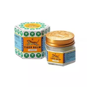 Тигровый бальзам Белый (9 мл), Белая мазь Tiger Balm, Hawpar