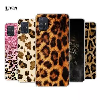 Тигровый леопардовый арт для Samsung Galaxy A01 A11 A12 A22 A21S A31 A41 A42 A51 A71 A32 A52 A72 A02S мягкий чехол для телефона Samsung A01