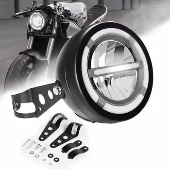 Tigwiss Мотоциклетная фара Универсальная Leto ДХО Переключение дальнего/ближнего света 5,75 Светодиодная круглая фара с