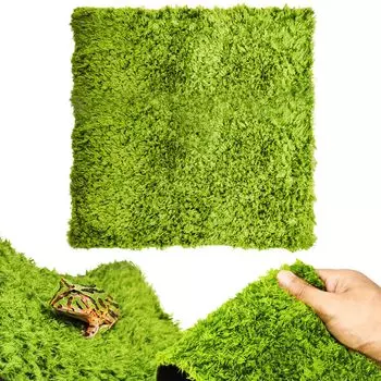 Тихий коврик для рептилий, подстилка для разведения, искусственная трава, увлажняющая, впитывающая воду, террариумная подстилка, моющаяся, дышащая, лягушка, черепаха, змея x (30 20)