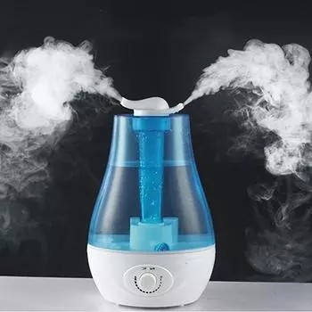 Тихий увлажнитель воздуха большой емкости для дома и спальни - питание от USB, идеально подходит для беременных женщин и подростков, подходит для всех сезонов, кондиционер синий