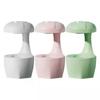 Тихий увлажнитель воздуха на 1000 мл с ночным освещением, небольшой увлажнитель для спальни, офиса белый