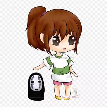 Тихиро Чиби Тихиро Огино Чиби железные нашивки для одежды, аппликации, наклейки на одежду, термочувствительная нашивка на заказ