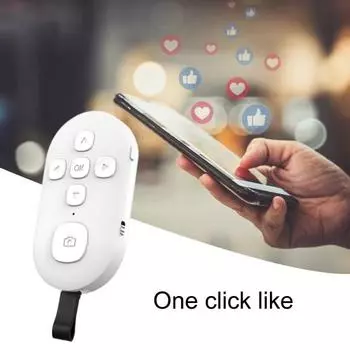 Tik-Tok, совместимый с Bluetooth, удаленное управление фотографиями, создание видео и запись пульта, перезаряжаемый пульт типа C для чёрный