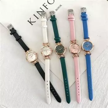 TikTok новые часы автоматические механические женские простые трендовые модные повседневные нишевые дизайнерские женские подарочные часы для подруг